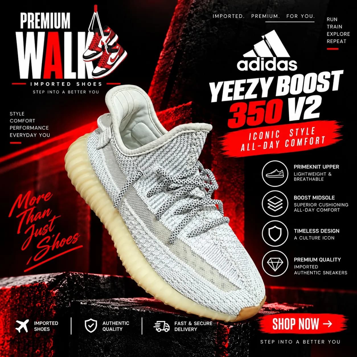 Yeezy Boost 350 V2, pale grey