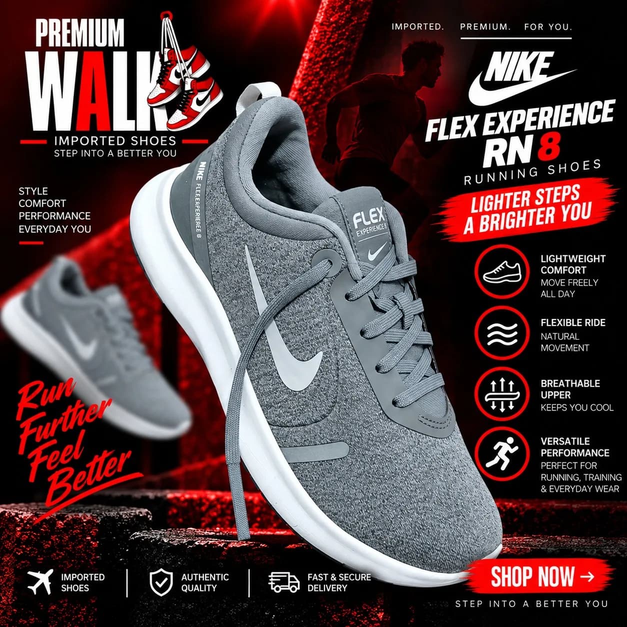 Nike Flex Experience RN 8, grey