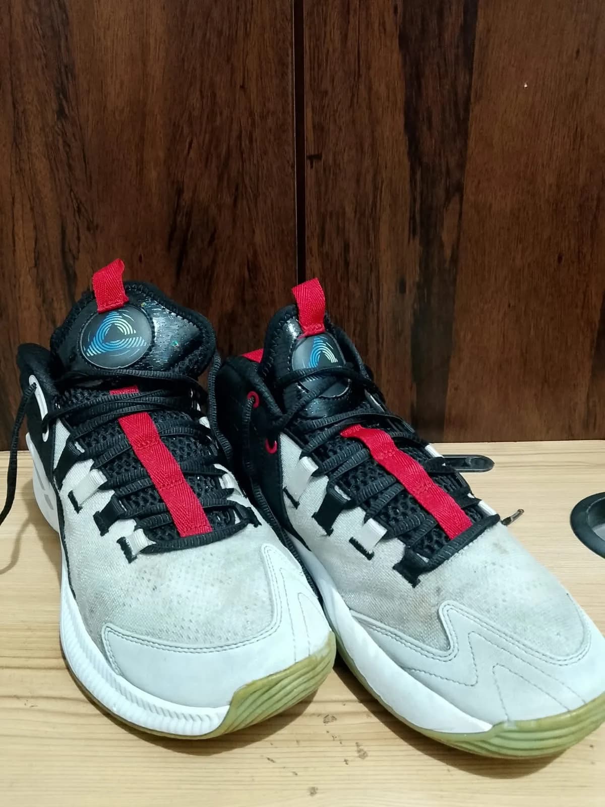 PEAK basketball, white and black, extra